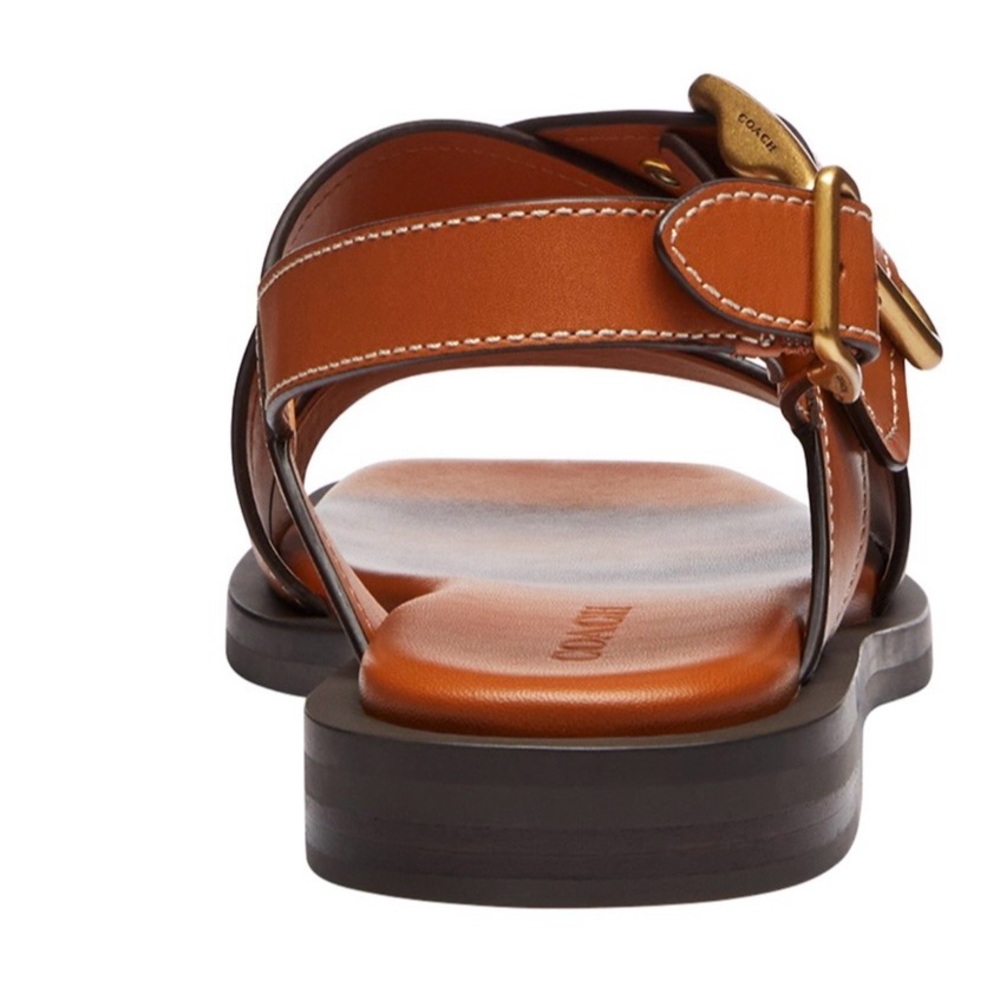 NIB COACH Women's Archival Buckle Sandals - Picture 3 of 5